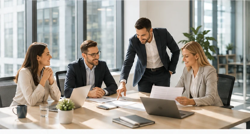 Besprechung zu Sprachdienstleistungen für Organisationen